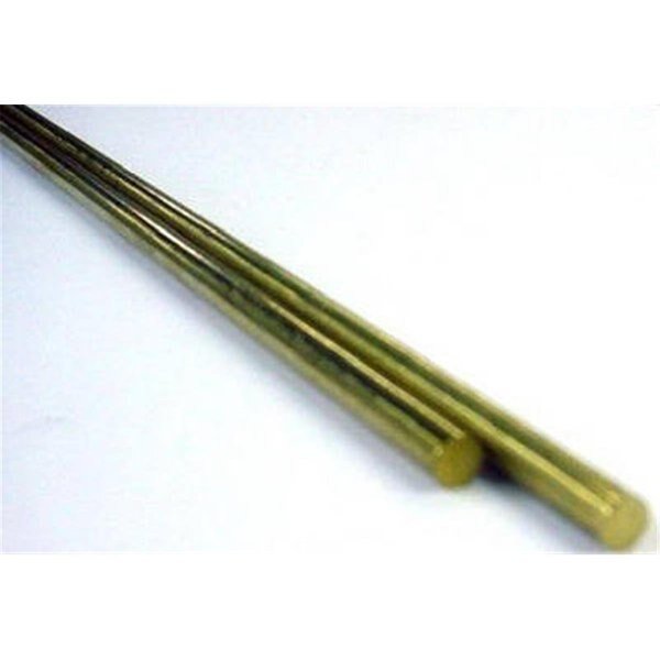 8163 0.09 OD x 12 L in. Solid Brass Rod, Dendesigns, Mfr#: DE879055